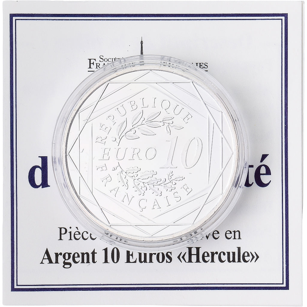 France, 10 Euro, Hercule, BU, 2013, MDP, Silver, MS(65-70), KM:2073