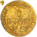 France, Henri VI de Lancastre, Salut d'or, 1423, Rouen, Or, TTB, Duplessy:443A