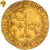 France, Henri VI de Lancastre, Salut d'or, 1423, Rouen, Gold, EF(40-45)
