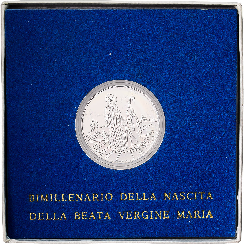 CIDADE DO VATICANO, 500 Lire, Naissance de la Vierge Marie, 1984, Rome, Prata
