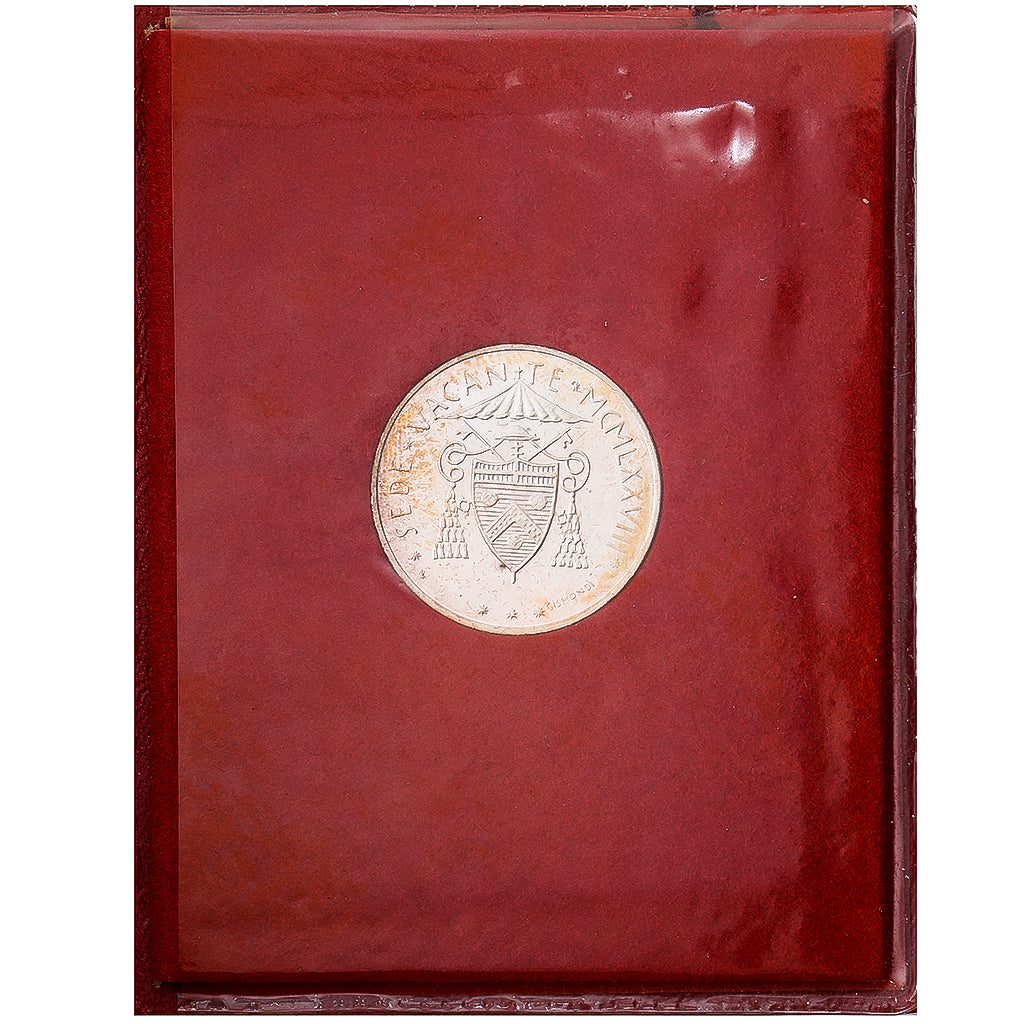 CIDADE DO VATICANO, Sede Vacante, 500 Lire, 1978, Rome, Prata, MS(65-70), KM:140