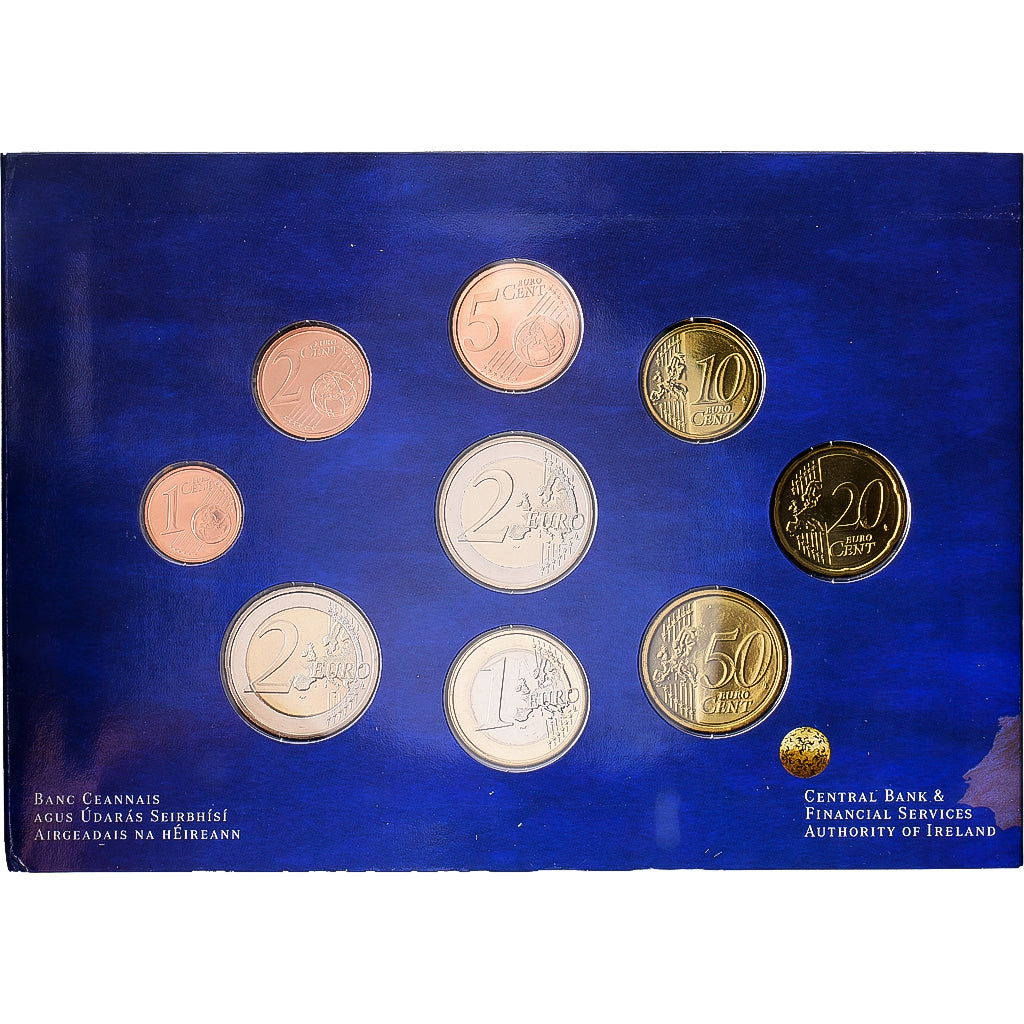 Ireland, Set 1 ct. - 2 Euro + 2€, Treaty of Rome, Série BU, 2007, Sandyford