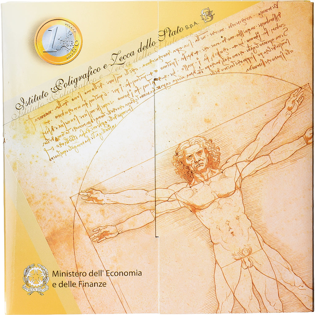 Italie, offret 1 ct. - 2 Euro, Série BU, 2007, Rome, FDC