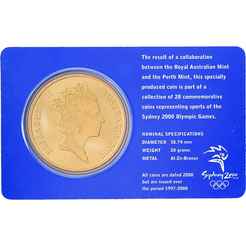 Australia, Elizabeth II, 5 Dollars, XXVII Olympics, Sydney - Sailing 17/28