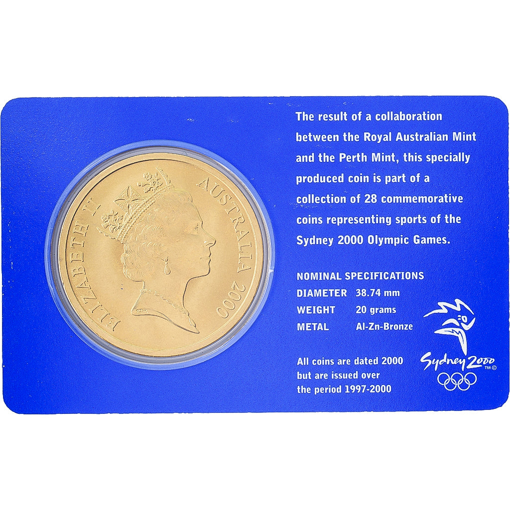 Australie, Élisabeth II, 5 Dollars, XXVII Olympics, Sydney - Athletics 1/28