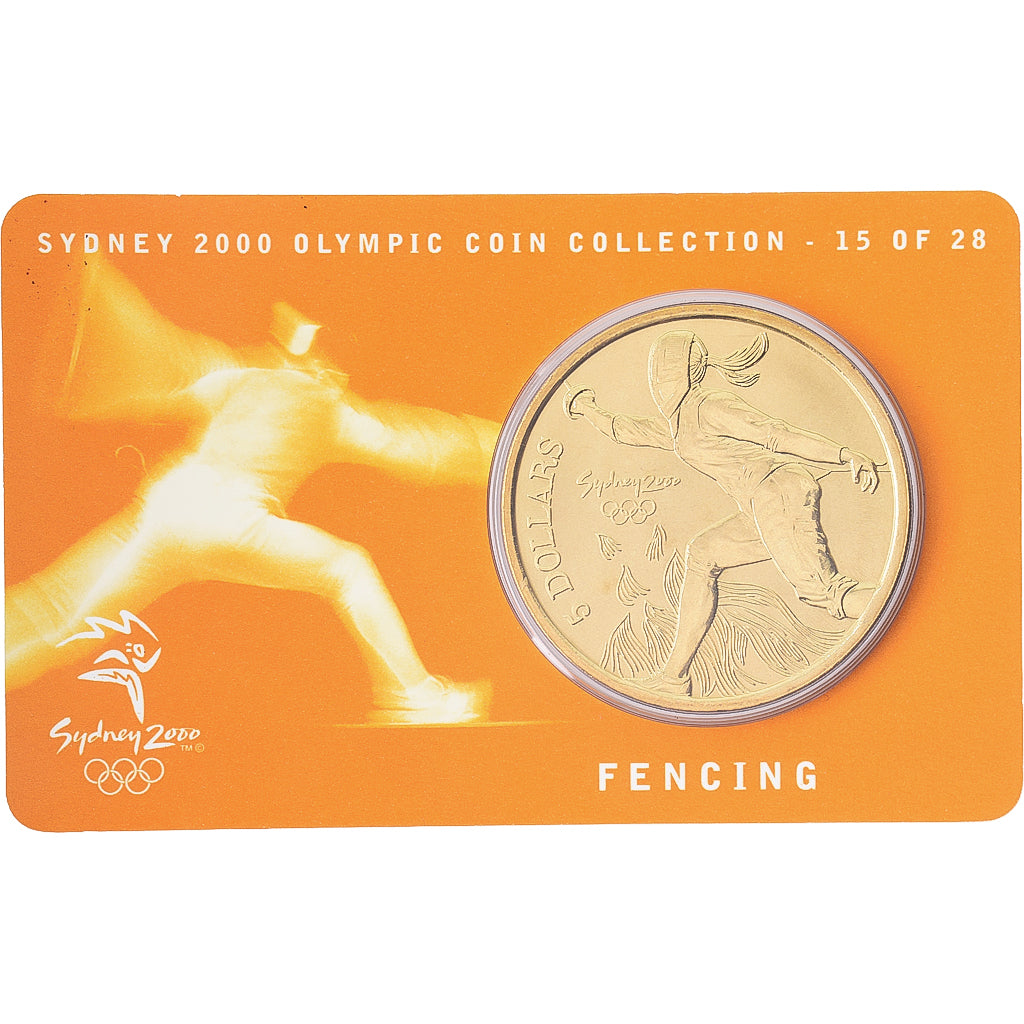 Australia, Elizabeth II, 5 Dollars, XXVII Olympics, Sydney - Fencing 15/28