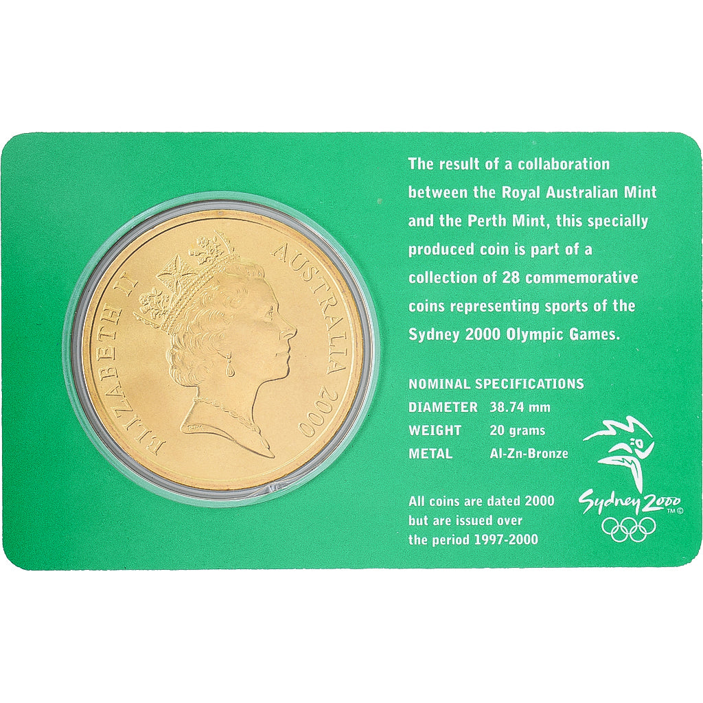 Australien, Elizabeth II, 5 Dollars, XXVII Olympics, Sydney - Archery 9/28