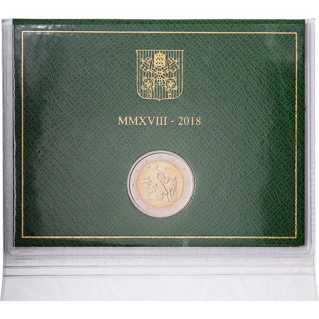 Vatican, 2 Euro, European Year of Cultural Heritage, 2018, Rome