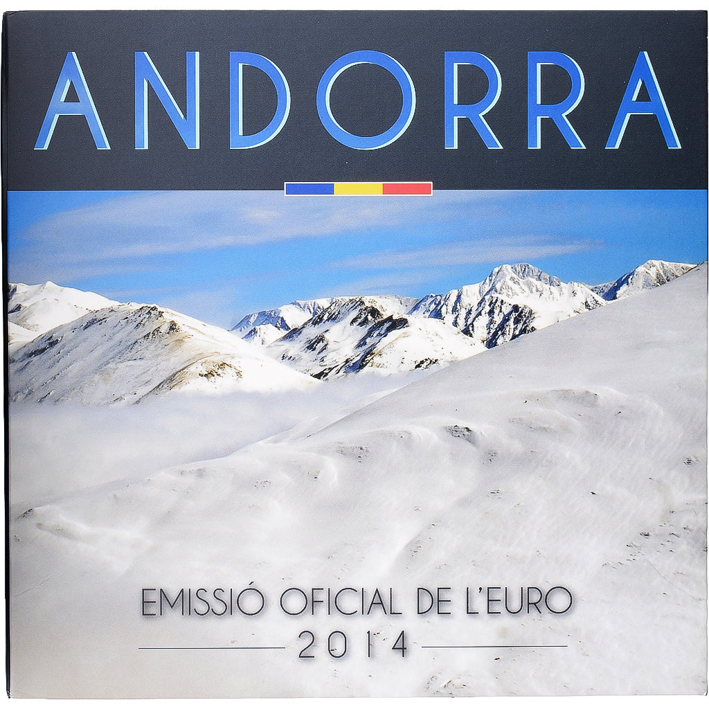 Andorra, Coffret 1c. à 2€, série FDC, 2014, Madrid, STGL