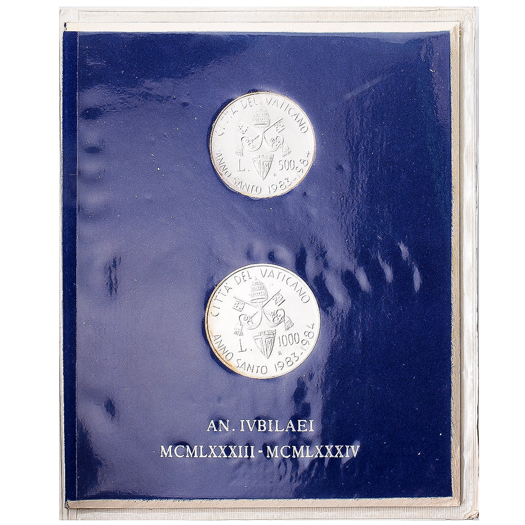 PAŃSTWO WATYKAŃSKIE, John Paul II, Set 500 L. and 1000 L., 1983-1984, Rome