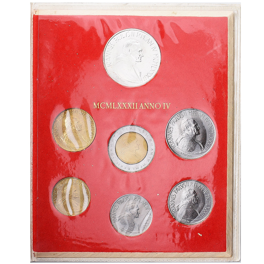 Vatikanstadt, John Paul II, Set 10 L. - 1000 L., 1982, Rome, STGL