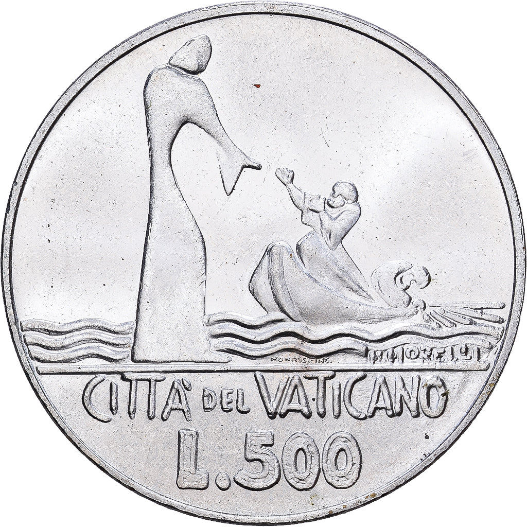 Vatikanstadt, Paul VI, 500 Lire, 1978, Rome, Silber, UNZ, KM:139