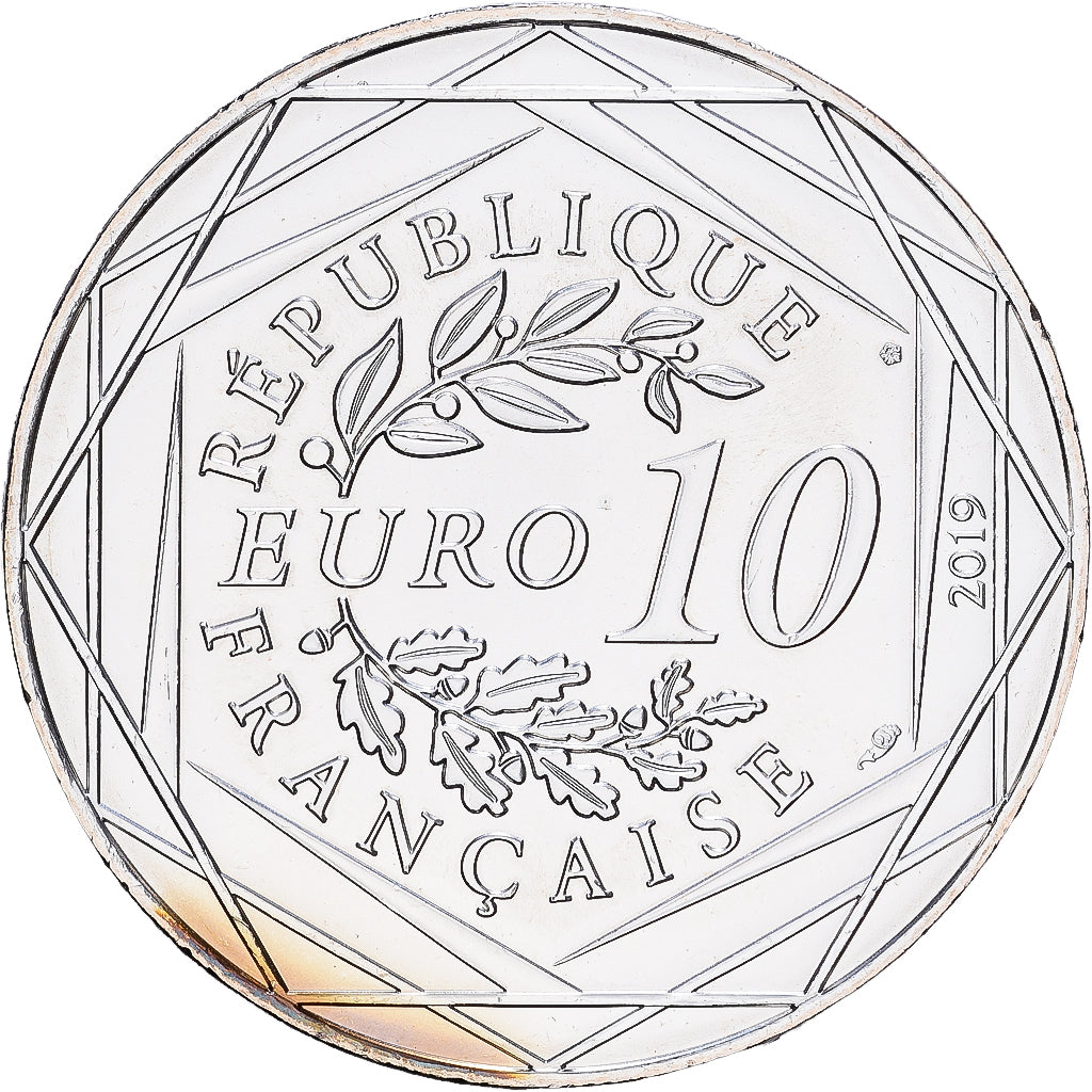 France, 10 Euro, Pièce d'Histoire - Les Papes en Avignon, 2019, MDP, Silver