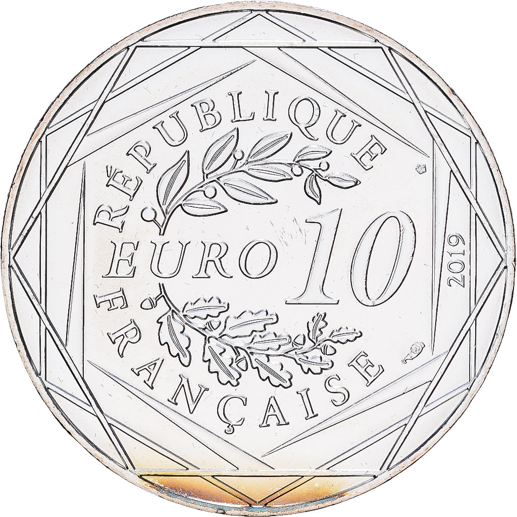 Francja, 10 Euro, Pièce d'Histoire - D'Artagnan, 2019, MDP, Srebro, MS(63)
