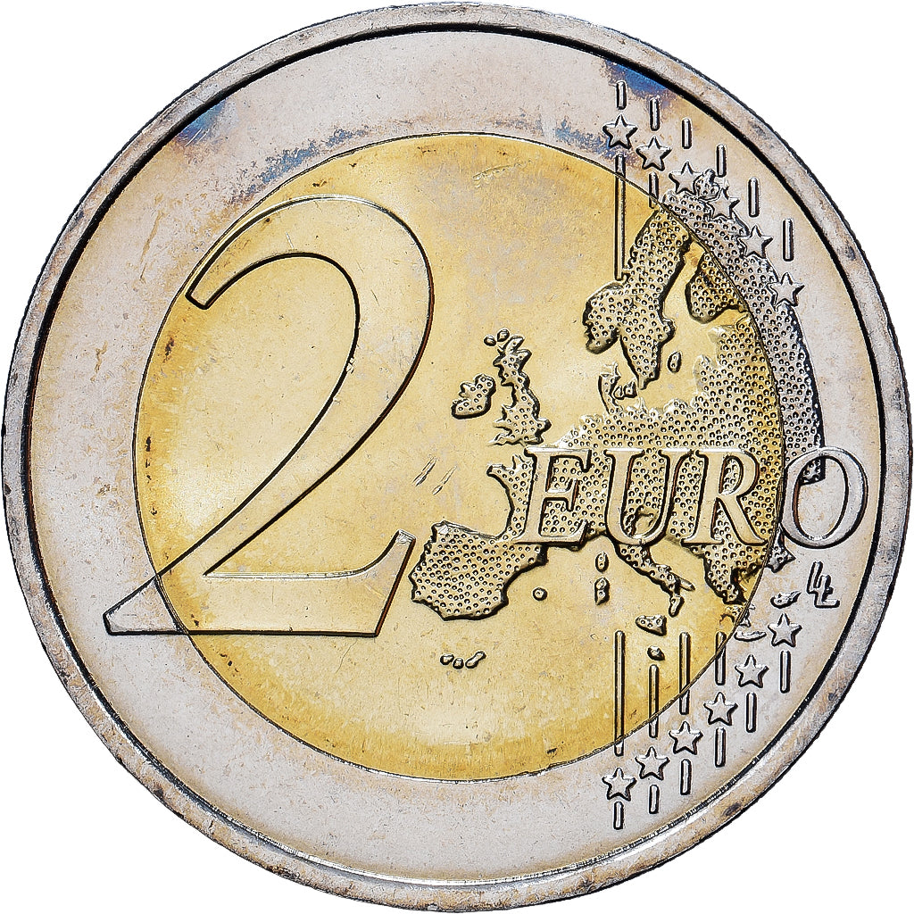 Frankrijk, 2 Euro, UEFA Euro 2016, 2016, MDP, Bi-Metallic, UNC-