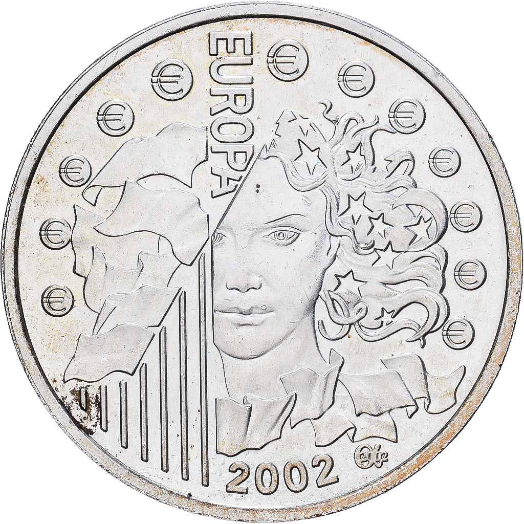 Francia, 1/4 Euro, Introduction de l'euro, 2002, MDP, Argento, SPL, Gadoury:C10