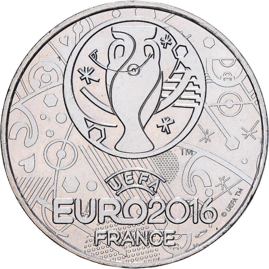 France, Medal, UEFA Euro 2016, Switzerland, 2016, Cupro-aluminium-nickel