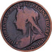 Great Britain, Victoria, 1 Penny, 1896, British Royal Mint, Bronze, VF(20-25)