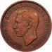 Wielka Brytania, George VI, 1 Penny, 1948, British Royal Mint, Brązowy