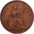 Gran Bretaña, George VI, 1 Penny, 1948, British Royal Mint, Bronce, BC+, KM:845