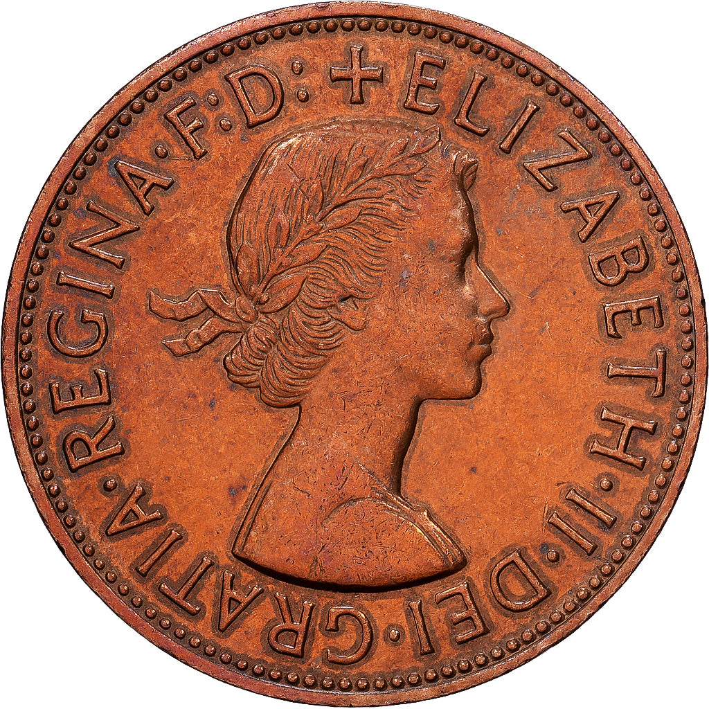 Grande-Bretagne, Élisabeth II, 1 Penny, 1967, British Royal Mint, Bronze, TB+