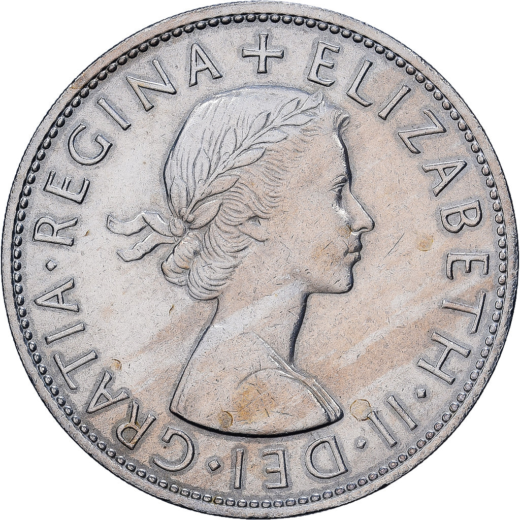 Wielka Brytania, Elizabeth II, 1/2 Crown, 1967, British Royal Mint, Cupronickel