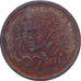 Francia, 10 Euro Cent, planchet error struck on 2 cent, 2011, MDP, Cobre chapado