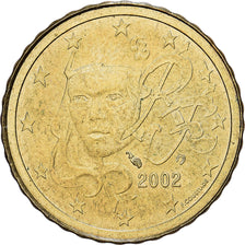 France, 10 Euro Cent, fautée sur un flan de 10 centimes, 2002, MDP, Cupronickel