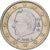 Belgia, Albert II, 1 Euro, Fautée, 2008, Royal Belgium Mint, Bimetaliczny