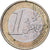 Belgia, Albert II, 1 Euro, Fautée, 2008, Royal Belgium Mint, Bimetaliczny