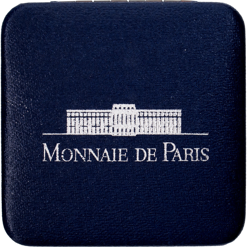 France, 100 Francs-15 Ecus, Mediterranean Games, swimming, 1993, MDP, Proof