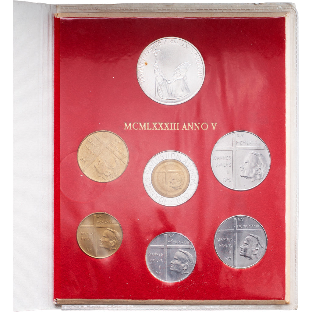 Vatikanstadt, John Paul II, Set 10 L. - 1000 L., 1983, Rome, STGL