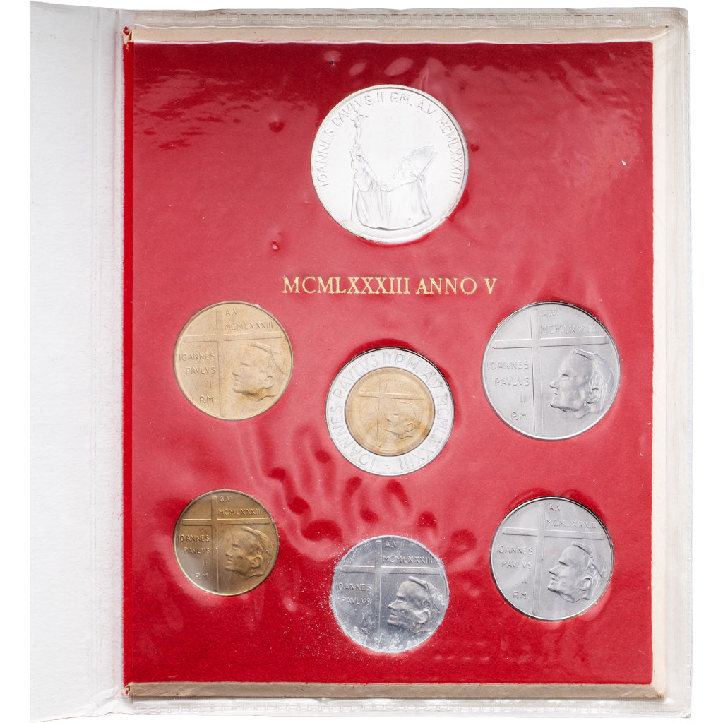 Vatikanstadt, John Paul II, Set 10 L. - 1000 L., 1983, Rome, STGL