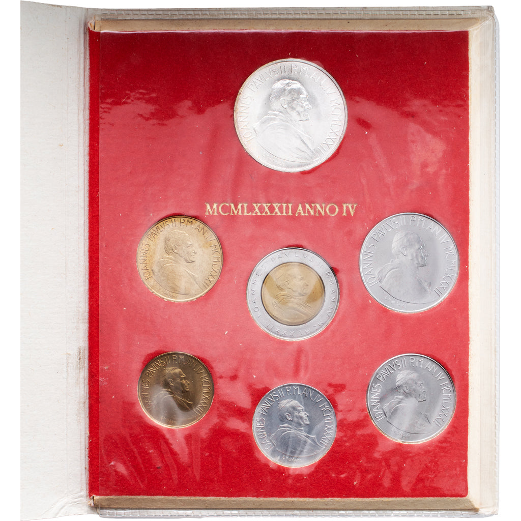 CIUDAD DEL VATICANO, John Paul II, Set 10 L. - 1000 L., 1982, Rome, Sin