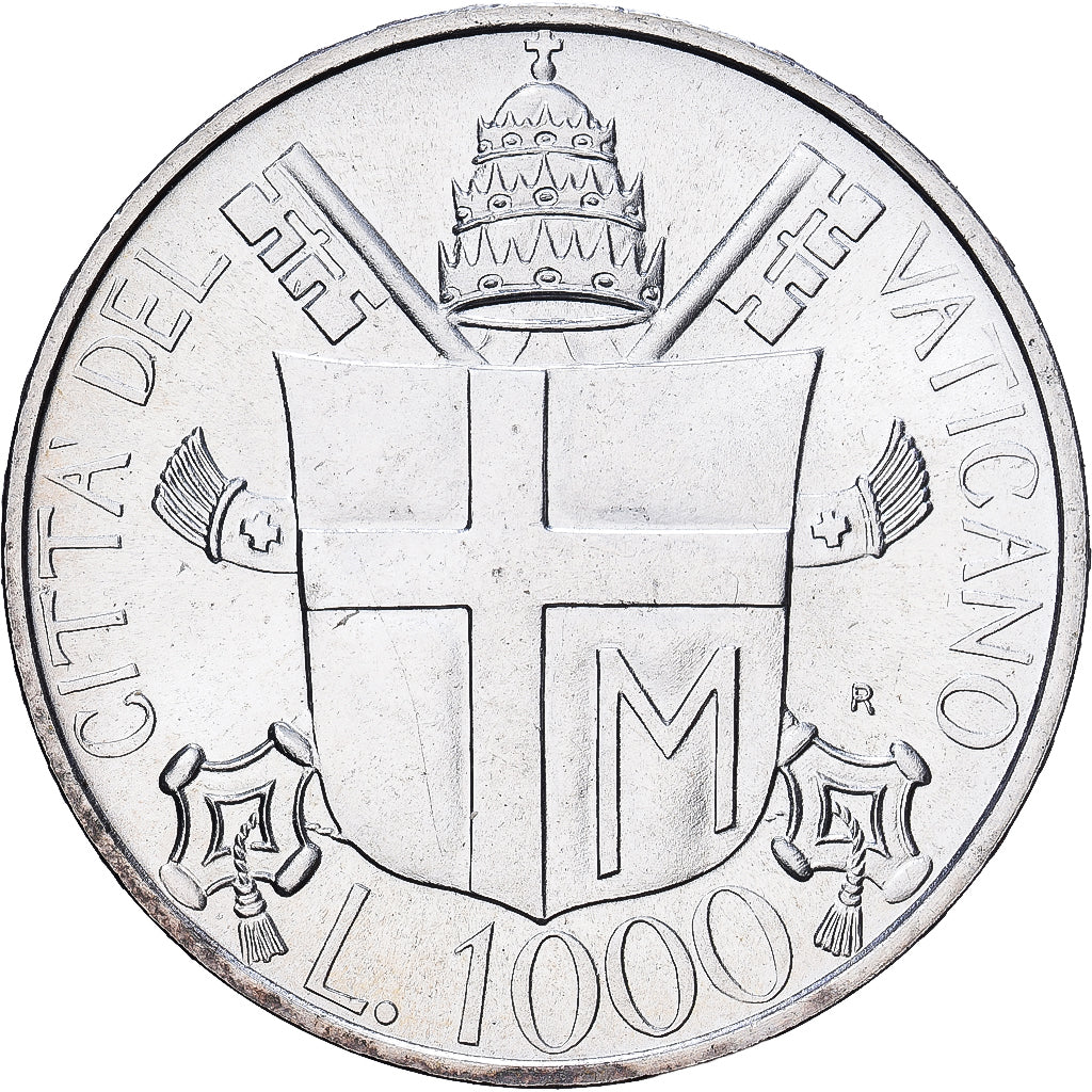 CITTÀ DEL VATICANO, John Paul II, 1000 Lire, 1985, Rome, Argento, SPL, KM:191