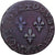 France, Louis XIII, Double Tournois, 1632, Tours, Bronze, VF(20-25), Gadoury:9a