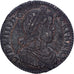 Frankreich, Louis XIV, 1/12 Ecu à la mèche longue, 1653, Bordeaux, Silber