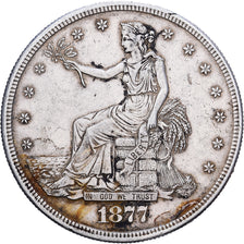 USA, Trade Dollar, 1877, San Francisco, Srebro, EF(40-45), KM:108