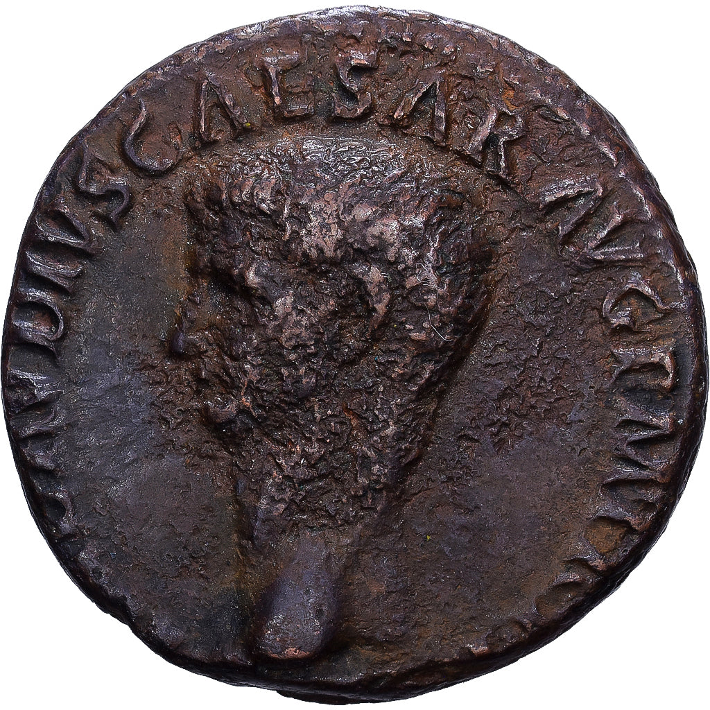 Roman Empire, Claudius, As, 50-54, Rome, Brązowy, EF(40-45), RIC:116