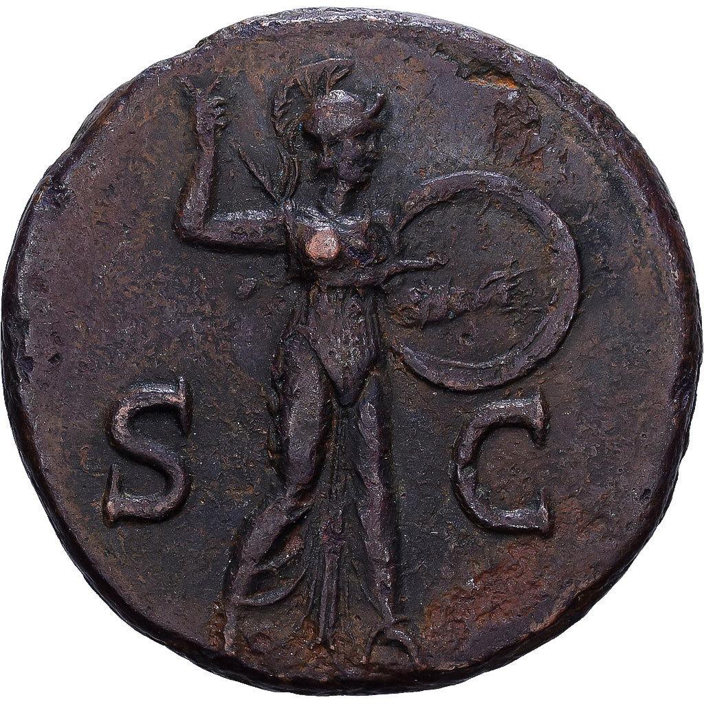 Roman Empire, Claudius, As, 50-54, Rome, Brązowy, EF(40-45), RIC:116