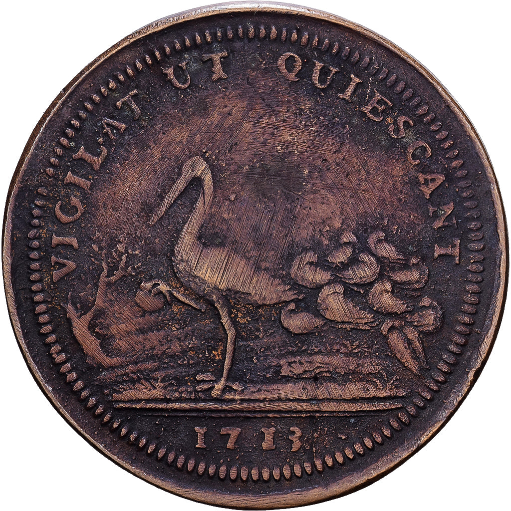 Francja, Essai, Dupré à la grue, 1792, Métal de cloche, VF(30-35)