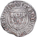 France, Charles VI, Blanc Guénar, 1417, Tours, Billon, VF(30-35), Duplessy:377D