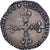 França, Henri III, 1/8 Ecu, 1580, La Rochelle, Prata, AU(50-53), Duplessy:1134