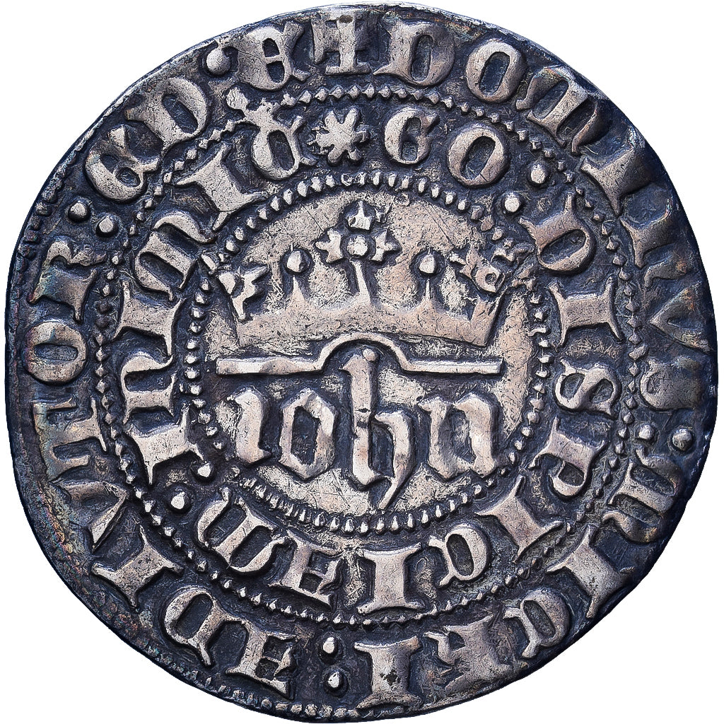 Espagne, Juan I, Real, 1379-1390, Séville, Argent, TTB+