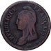 France, Directoire, 1 Décime, AN 8, Strasbourg, Copper, VF(20-25), Gadoury:187a