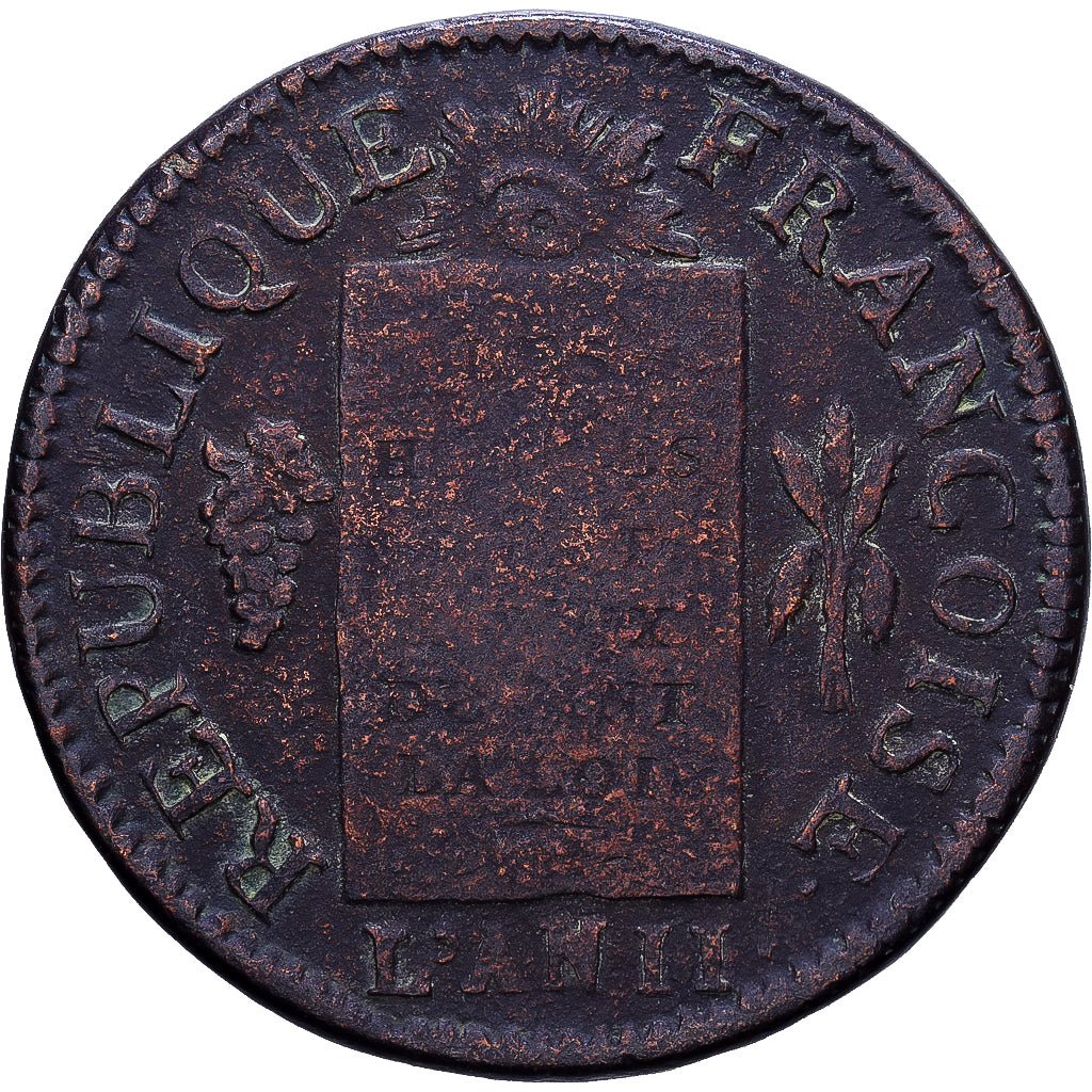 Frankreich, Convention, Sol à la balance Françoise, 1793 / AN II, Bayonne
