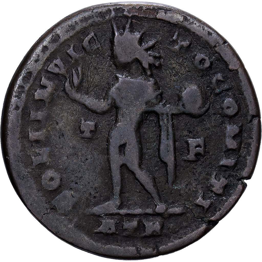 Roman Empire, Constantine I, Ae, 317, Treveri, Bronze, F(12-15), RIC:135