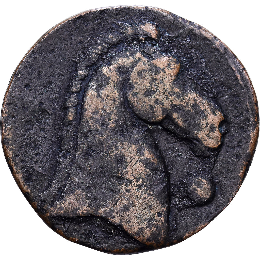 Zeugitana, Ae, 300-264 BC, Carthage, Bronze, F(12-15), SNG-Cop:169