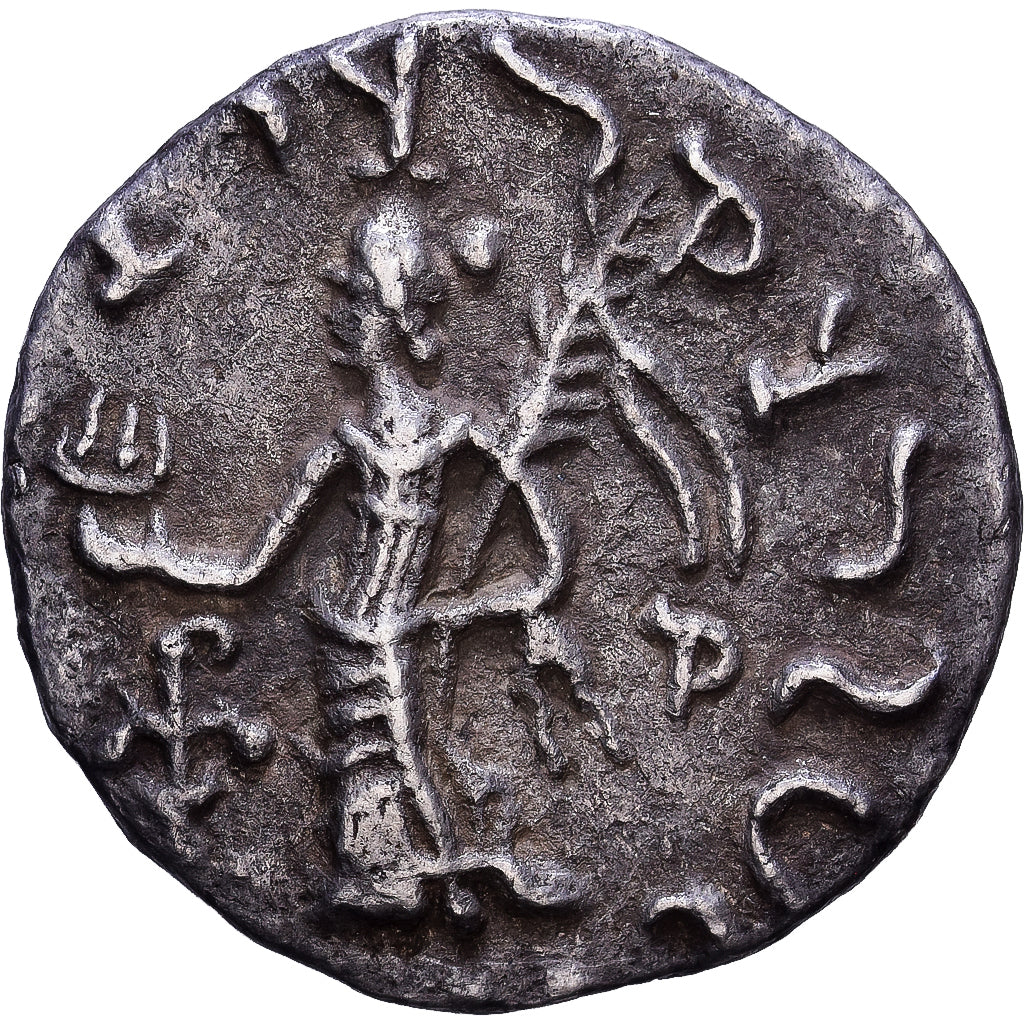 Bactria, Azilises, Indo Scythians, Drachm, 85-45/43  BC, mint in Gandhara