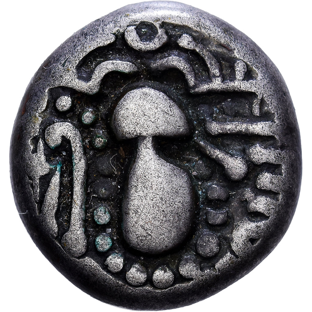 Indo-Sassanide, Chalukyas of Gujarat, Gadhaiya Paisa, 1030-1120, Zilver, FR+
